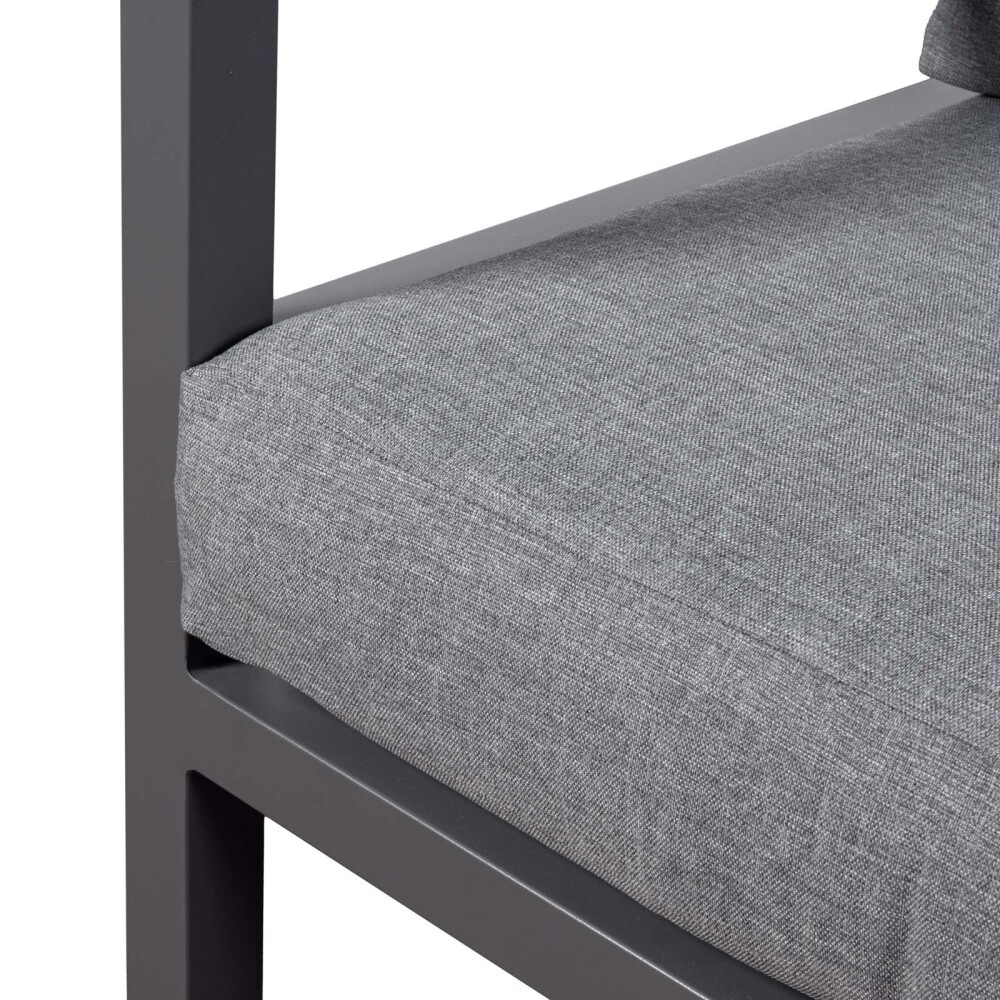 SET DE LIVING ALUMINIO GRIS PORTOFINO