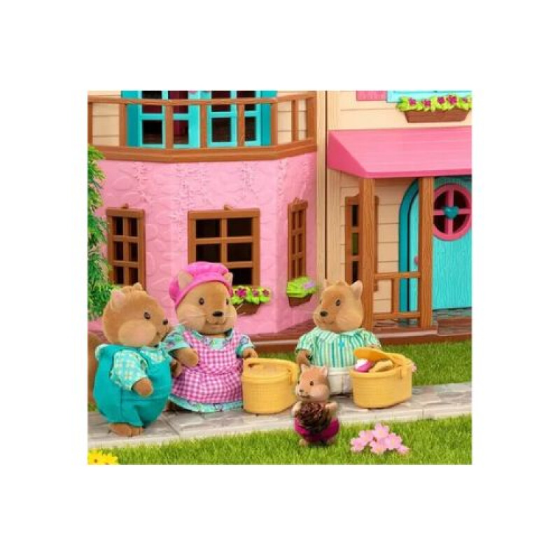 Familia Ardillas Colas Tupidas Woodzeez Familia Ardillas Colas Tupidas Woodzeez