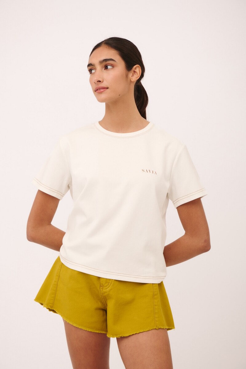 TSHIRT SAVIA - Crudo 