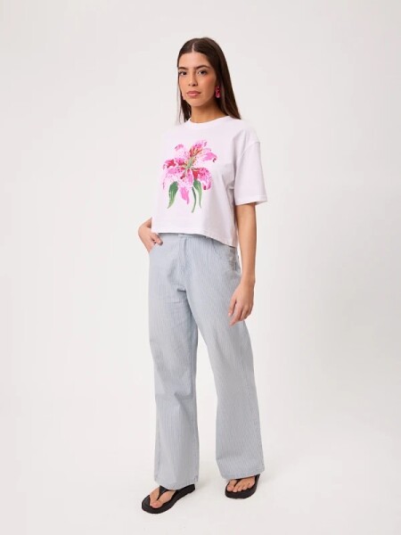 T-SHIRT RUSTY LILET BLANCO
