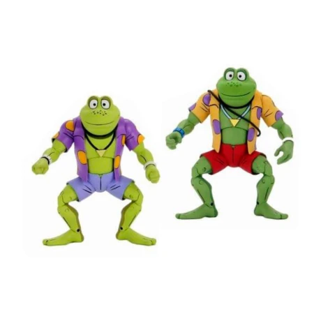Punk Frogs Genghis & Rasputin - Figuras de 7" Tortugas Ninja Punk Frogs Genghis & Rasputin - Figuras de 7" Tortugas Ninja