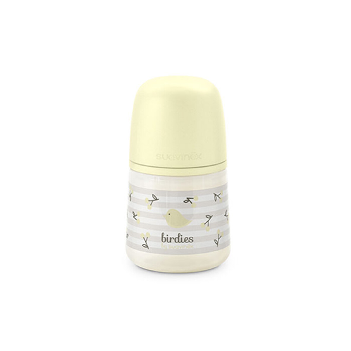Biberón 150ml suavinex tetina fisiológica SX Pro - Birds - Amarillo 