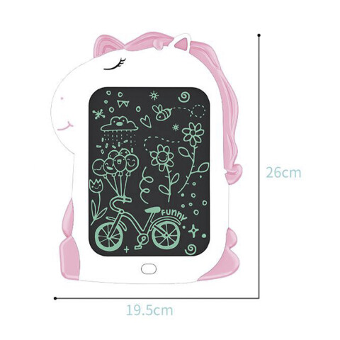 Tableta Mágica Led de Unicornio 26 x 19 cm U