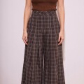Imagen de Pantalón Extra Wide Cuadros - Marino