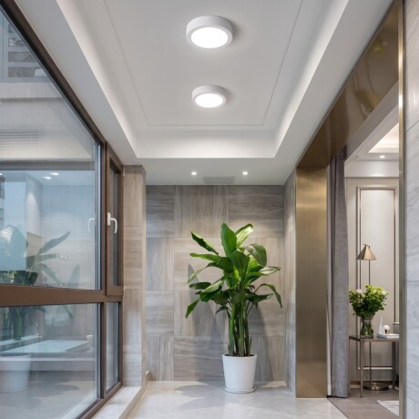 PLRA018 Panel LED Redondo de Adosar 18W Luz Neutra