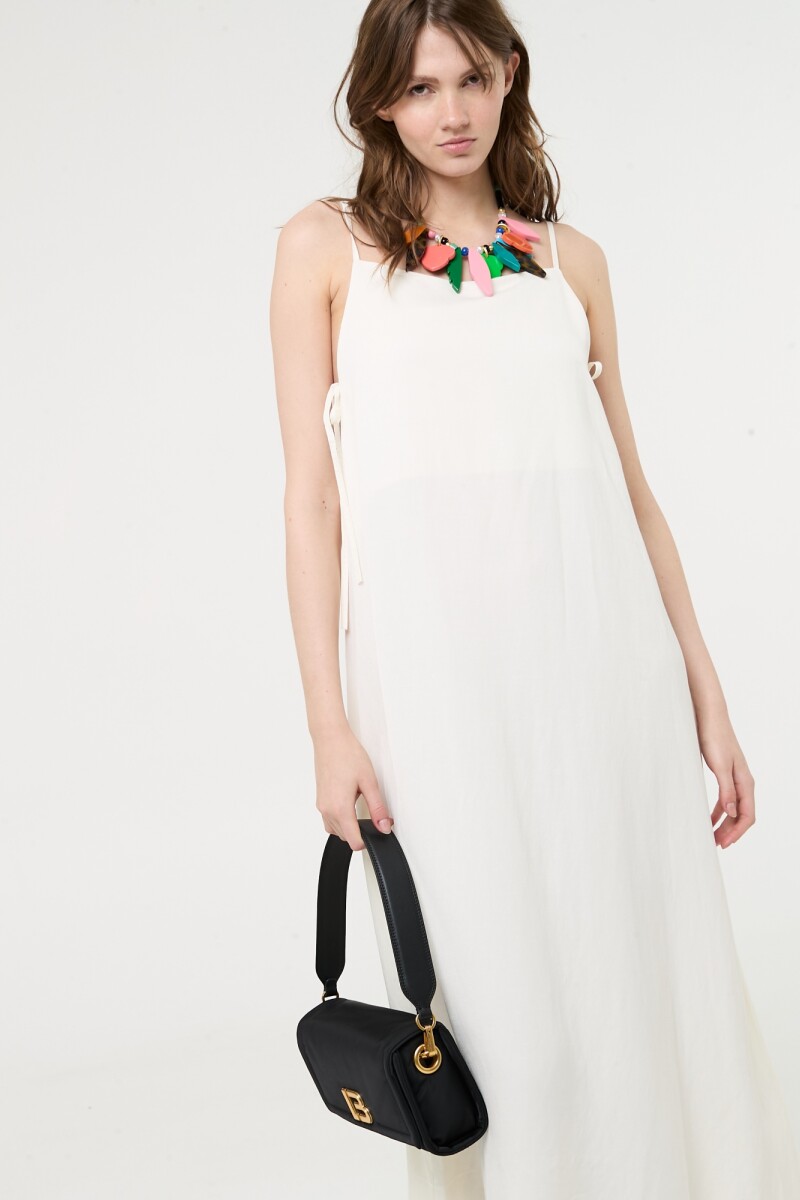 VESTIDO Manteca