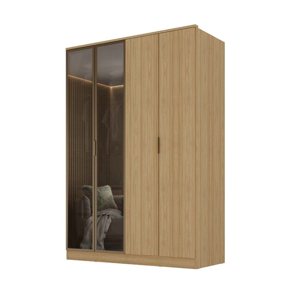 PLACARD 4 PUERTAS MDF MARRON RAVI