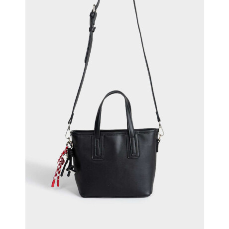 Cartera City Con Charm Negro