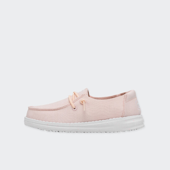 Zapatos Hey Dude Wendy Slub Canva Rosa
