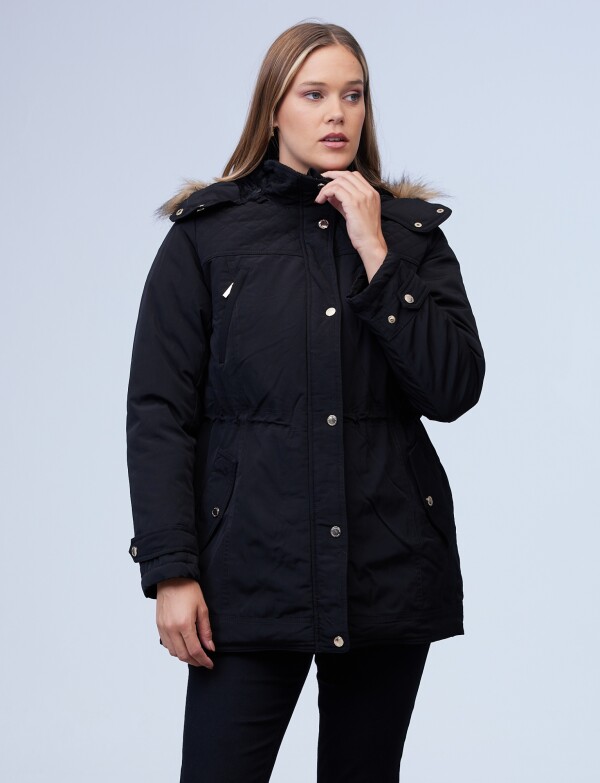 Gabardina Impermeable NEGRO