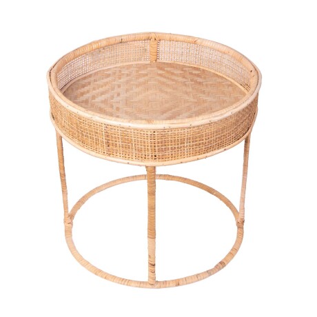 MESA LATERAL RATTAN NATURAL-BEIGE OLIVER NATURAL