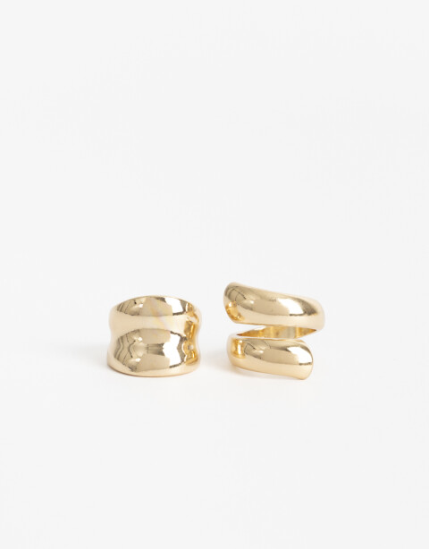 Sets Anillos Metal Set De Anillos Metal - Dorado