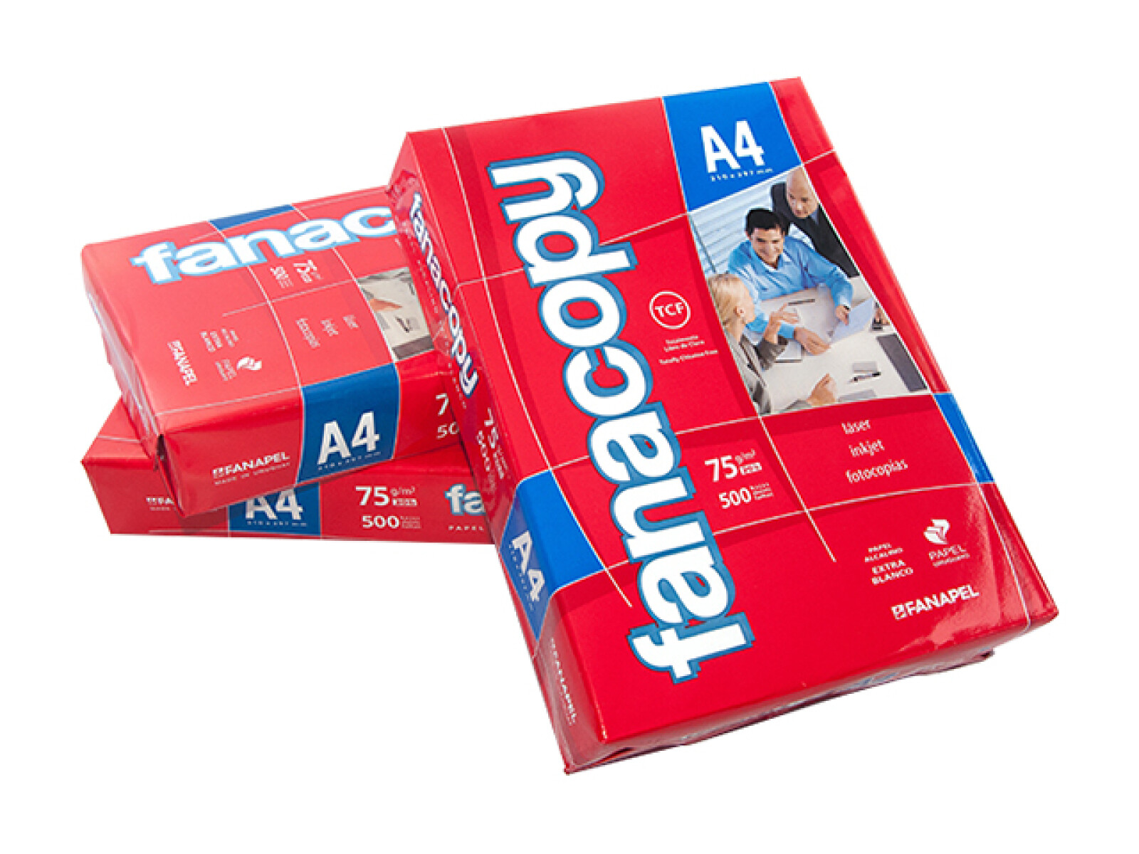 Hoja de fotocopia A4 Fanacopy -resma- 