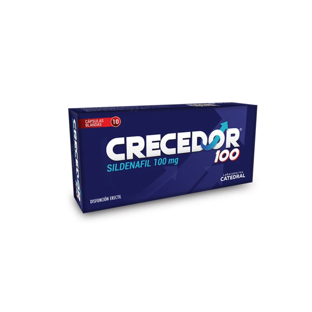 CRECEDOR 100 MG CJ X 10 CAPS. BLANDAS