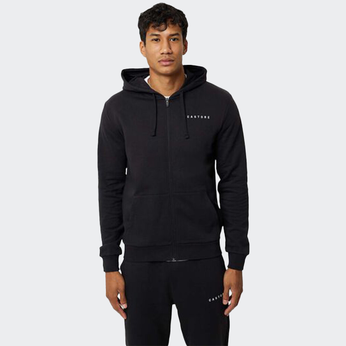 Campera Castore Zip Through - Negro 