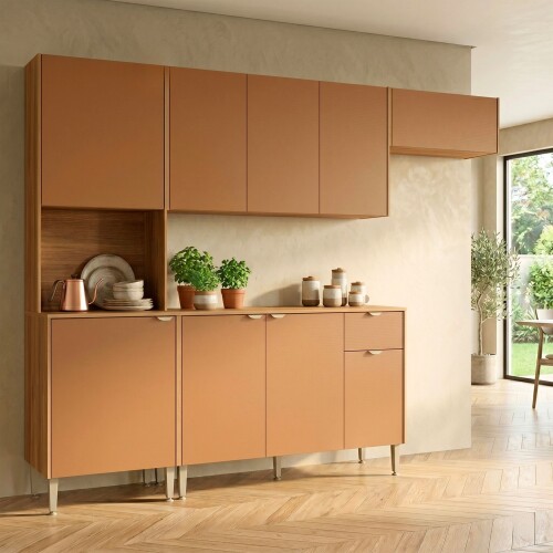 Kit mueble de cocina Zen Soul Marrón