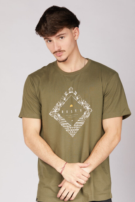 T-SHIRT AUSTRA RUSTY Militar