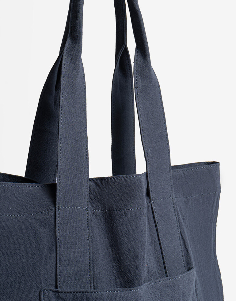 Bolsas reutilizables Tote Bag De Material Reciclado - Azul Francia