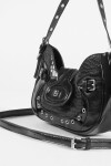 Cartera de hombro hebilla negro