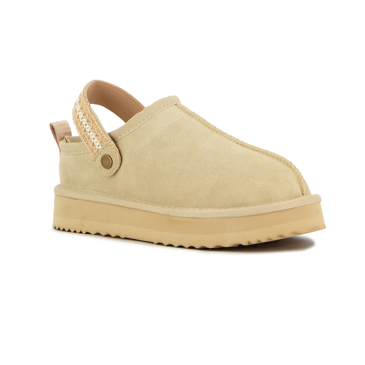 Zapato Country Cuero Mujer - Beige 