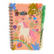 Libreta con Espiral Diseño Unicornio Rosado Bebe