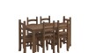 Juego De Comedor 6 Sillas - Corona - Madera Oscuro