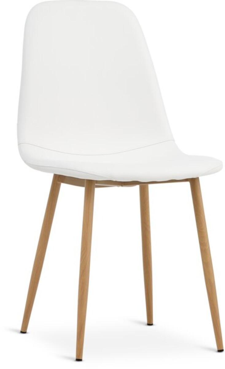 Silla comedor JONSTRUP blanca/roble natural 