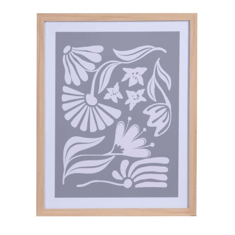 CUADRO 40X50CM PAPEL VERDE SPRING I