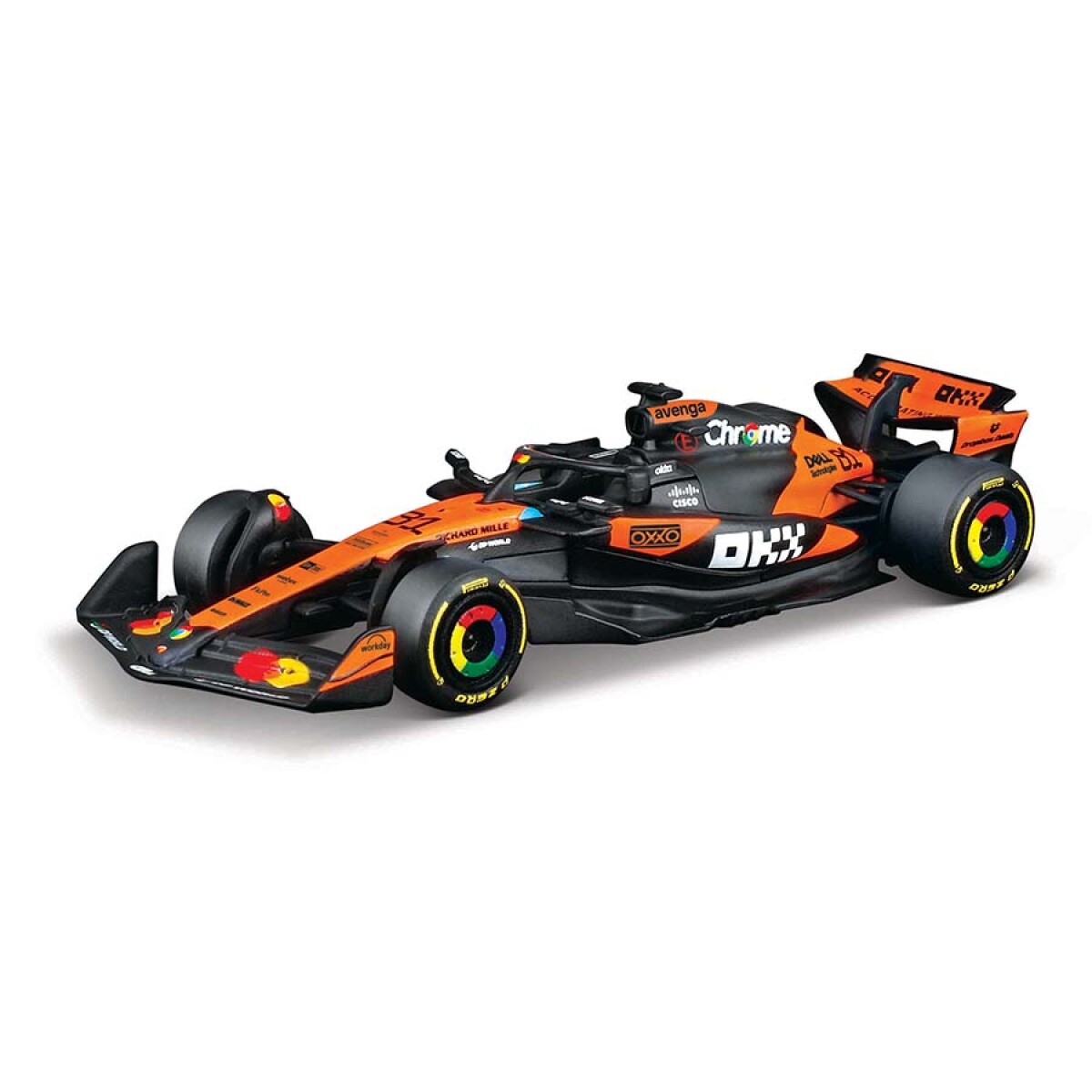 JUGUETE BBURAGO AUTO F1 1:64 BL MCLAREN PIAS 58001 
