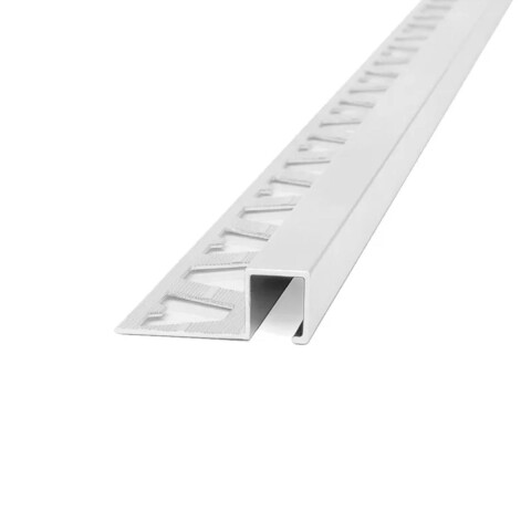 Aluminio Guardacanto Quadra 10x10mm x 2,5m Cromo Mate Aluminio Guardacanto Quadra 10x10mm X 2,5m Cromo Mate