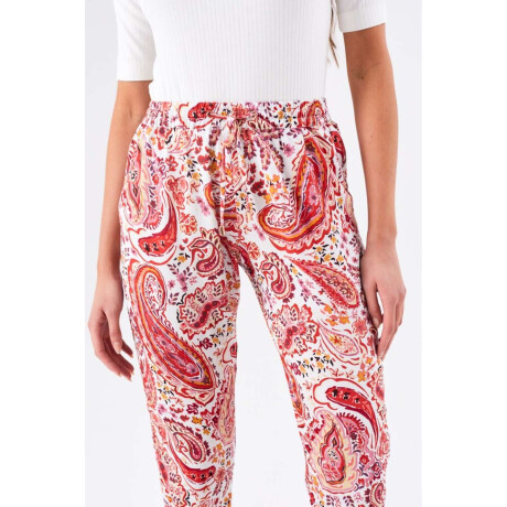Pantalon Print Rojo