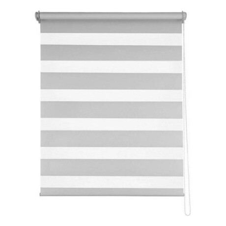 Cortina Roller Zebra Simple Lumax 1.2x2.1mts Gris