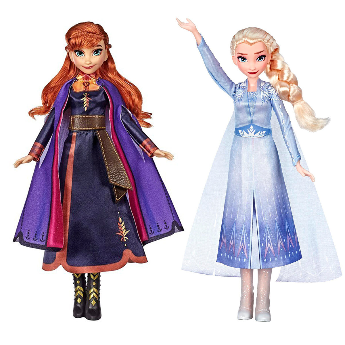 Muñeca Frozen Elsa o Anna Hasbro C/ Luz Y Sonido 30cm 