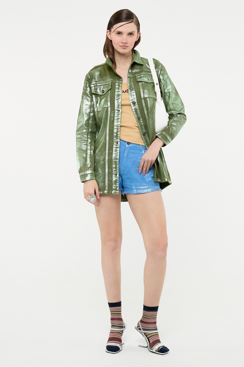 CAMISA DENIM Verde