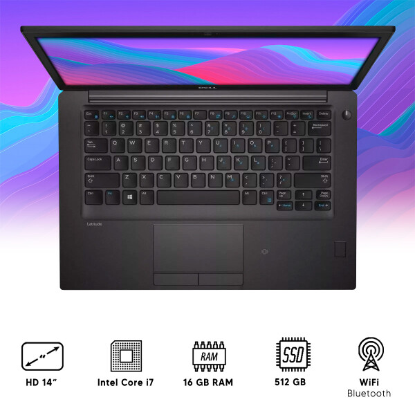 Notebook Dell Latitude 7480 I7/ 16 Gb Ram/ 512 Gb Ssd NOTEBOOK RFPL DELL 7480 I7/16/512/14 TS