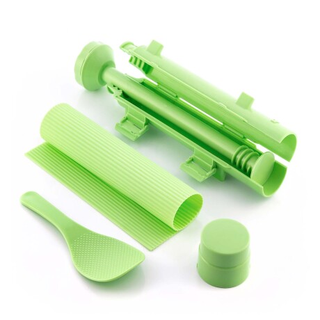 SET SUSHI POLIPROPILENO-Y-SILICONA VERDE V0103086