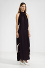 MICHU HALTER DRESS Negro