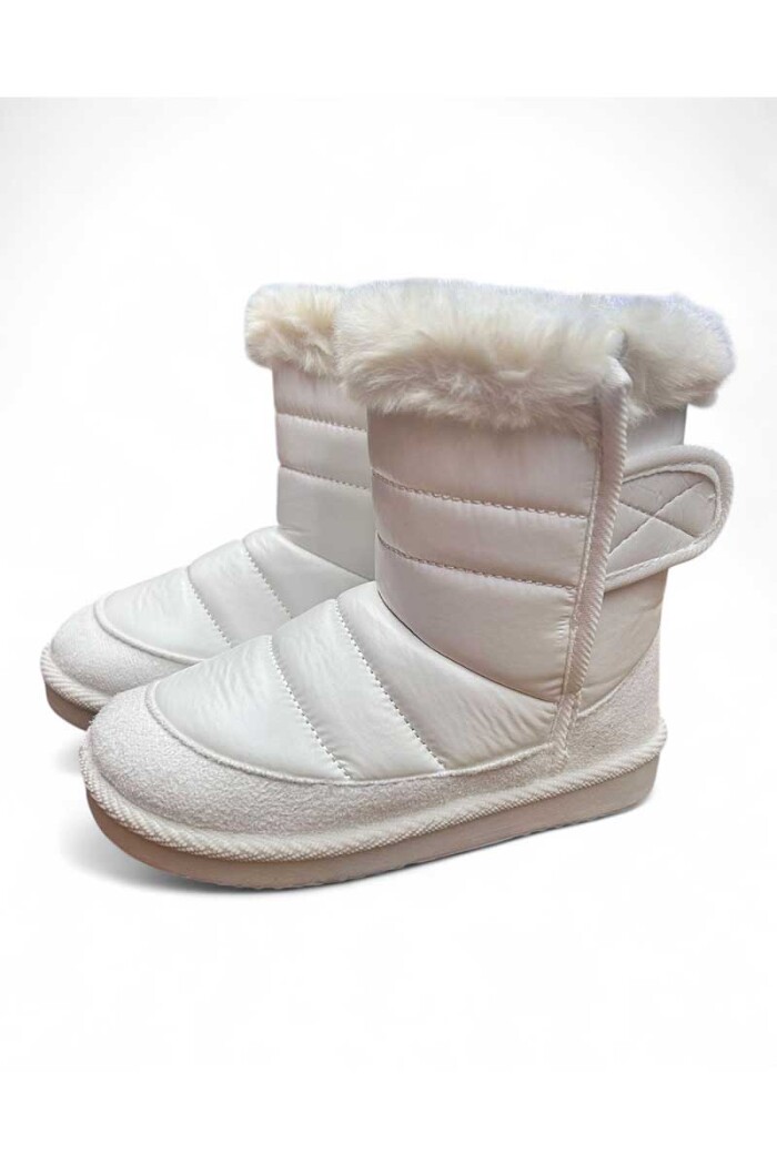 BOTA NIÑA NYLON FORRADA Blanco
