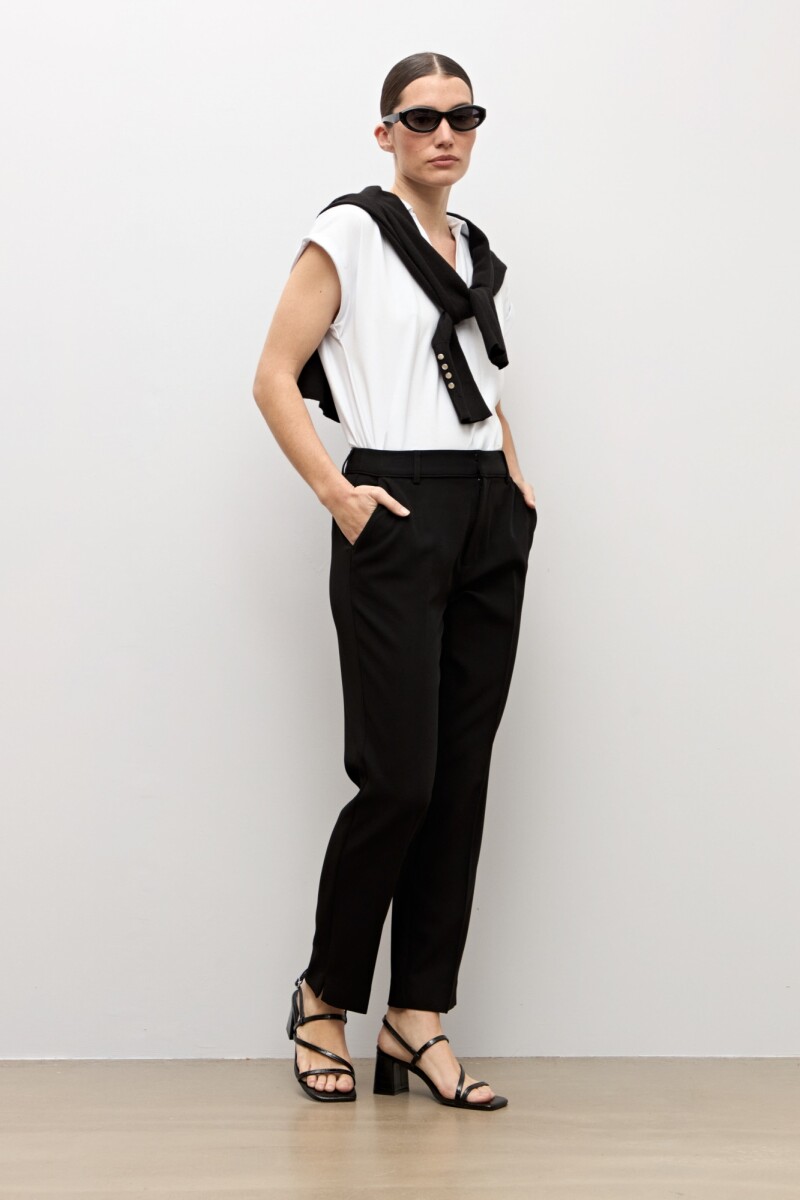 Pantalon slim sastrero - negro 