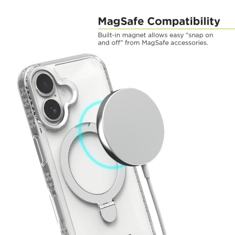 Protector Slim shell PureGear Iphone 16 gris V01