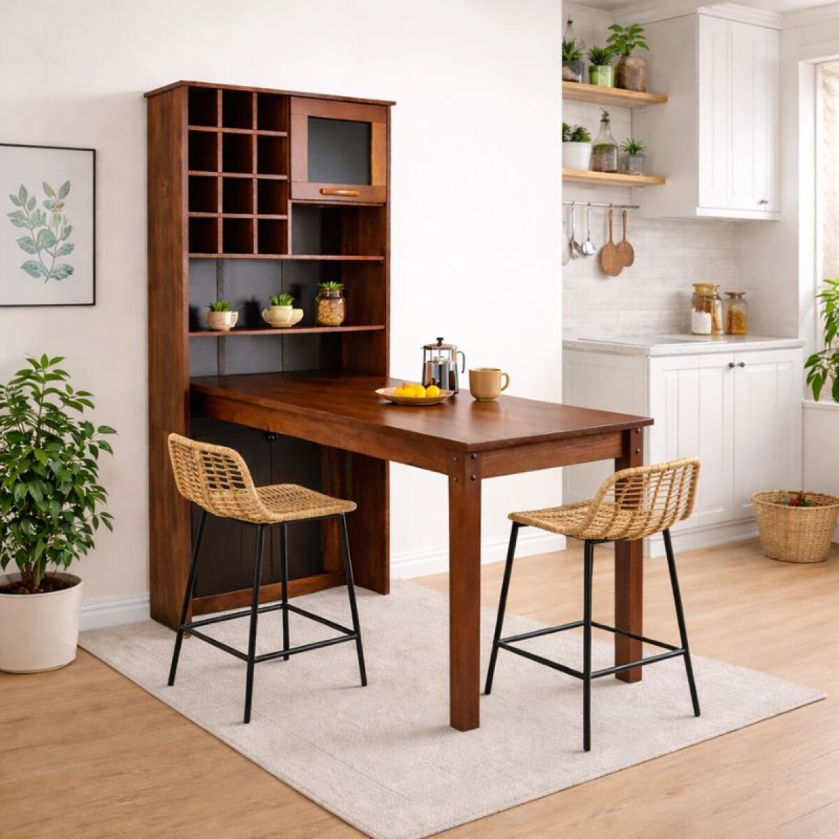 BARRA DE COCINA - MADERA MACIZA 