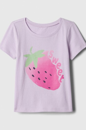 Remera Logo Gap Toddler Niña Orchid Petal 14-3710 T