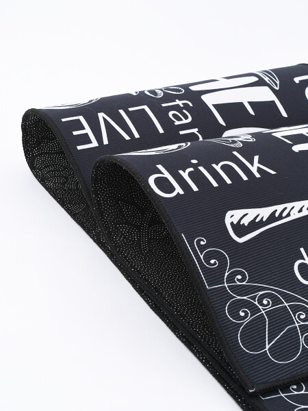 ALFOMBRA BLACK KITCHEN NEGRO