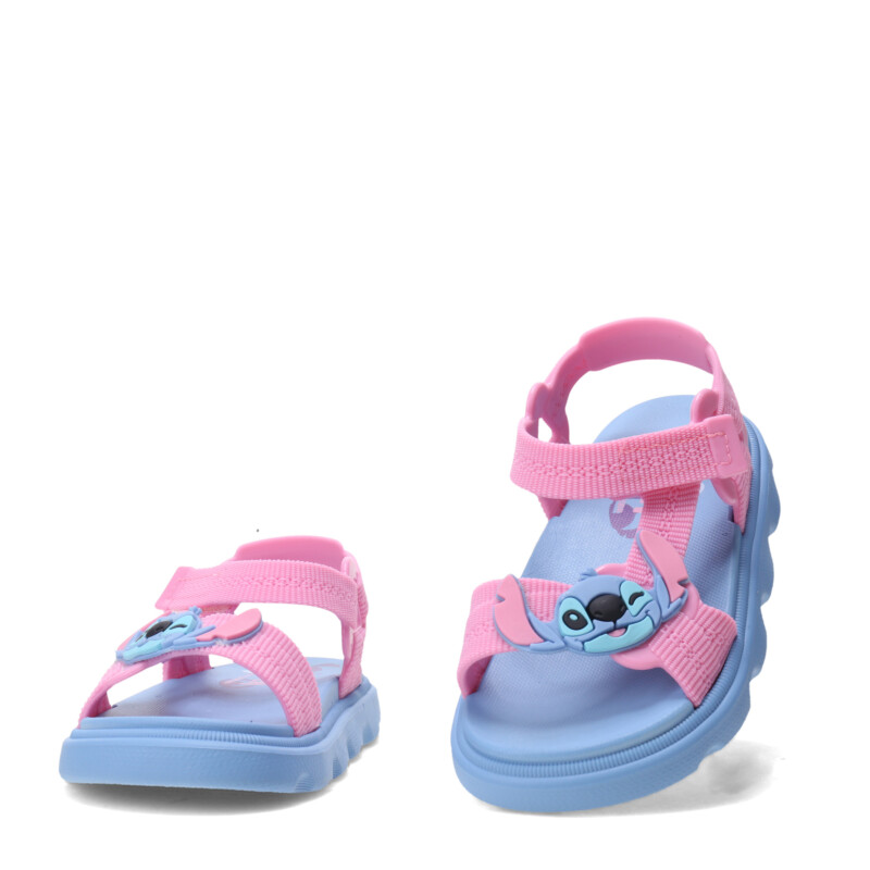 Sandalia de Niña Disney Easy Baby Azul - Rosado