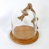 CUPULA DE VIDRIO C/BASE 19.5X32.5CM Unica