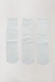 Pack x 3 medias tubular lisas 33-37 34cm Blanco