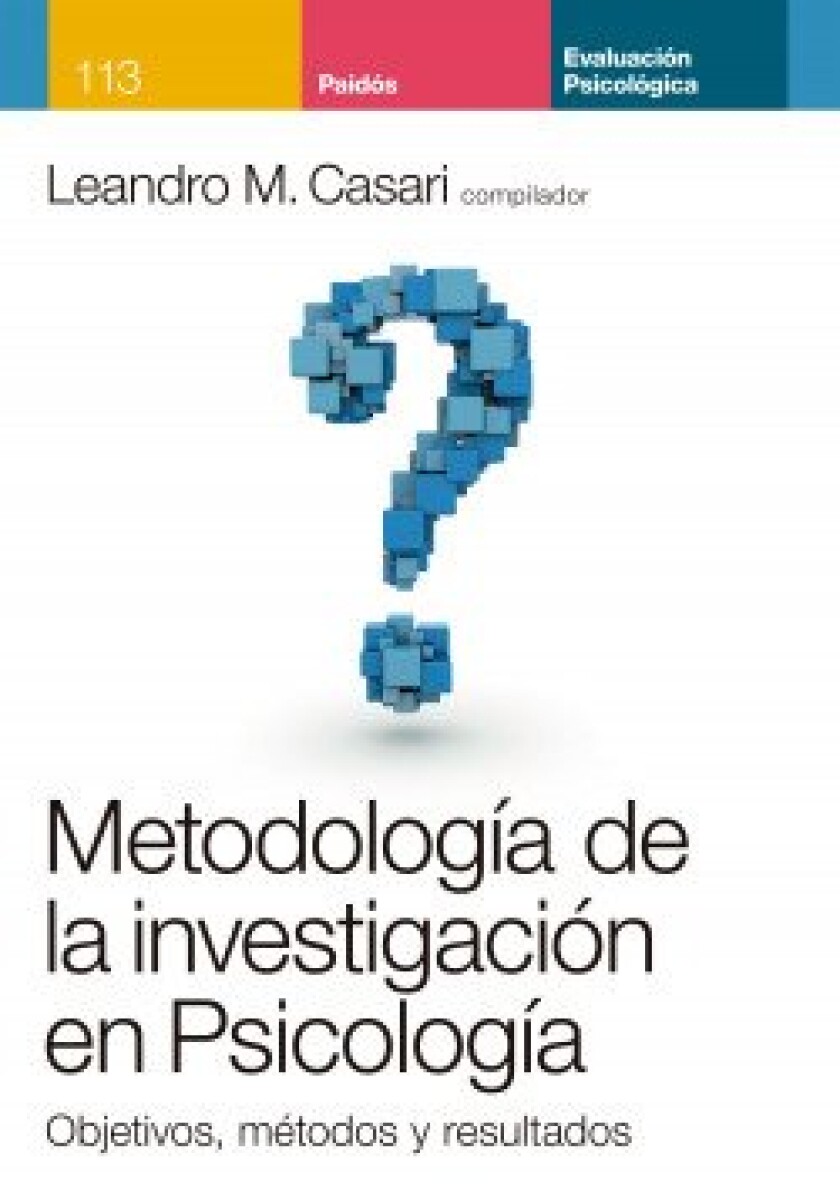 METODOLOGIA DE LA INVESTIGACION EN PSICOLOGIA 