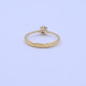 Anillo solitario oro 18k amarillo y brillantes engarce 6 puntas. Anillo solitario oro 18k amarillo y brillantes engarce 6 puntas.
