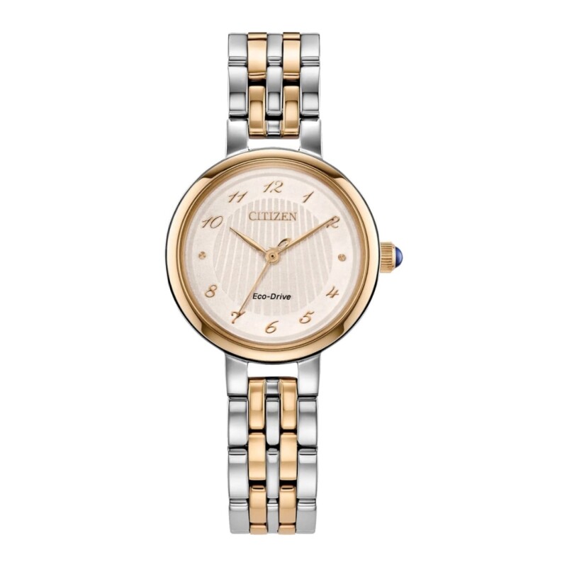 Reloj Citizen Eco-Drive EM0996-84Y para dama con correa de acero Rosé