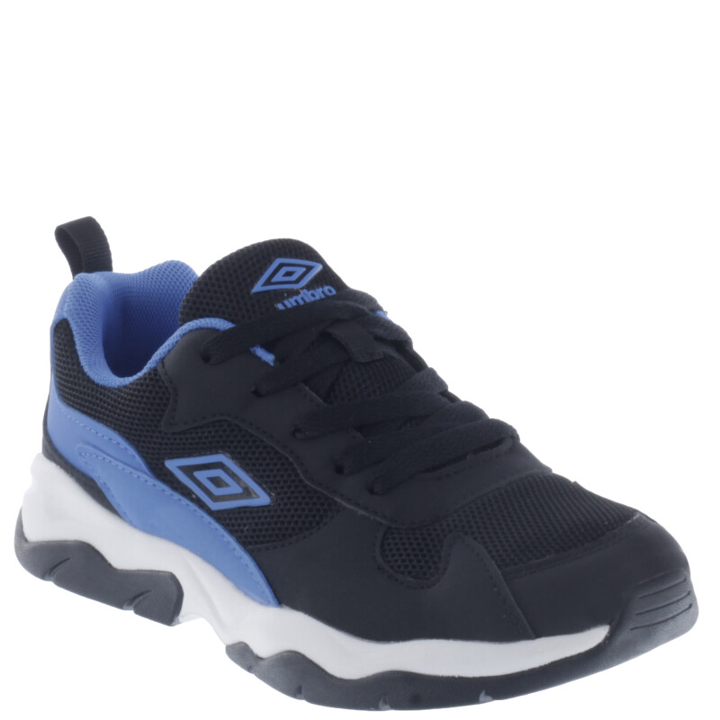 Championes Infantiles Umbro Orbit Negro - Azul Real